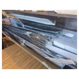 $390 Euroco Twin Metal+Wood Loft Bed with Built-in Desk, Storage