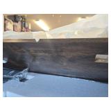 $390 Euroco Twin Metal+Wood Loft Bed with Built-in Desk, Storage