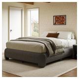 $160 Cloud Platform Queen Bed Frame, WHITE, No Box Spring