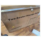 MEISSALIVVE Outdoor Two Seater Storage Sofa