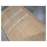 $460 Korser Left Chair with Pillow, Corduroy Beige