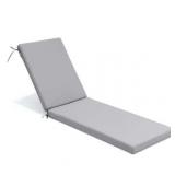 $54 Pellebant Outdoor Chaise Lounge Cushion in Dark Gray