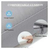 $54 Pellebant Outdoor Chaise Lounge Cushion in Dark Gray