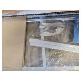 $80 Pellebant 5-Drawer Vertical Storage Tower Organizer Beige Wood