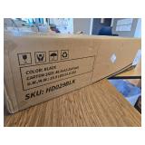 $100 Pellebant 5-Drawer Rattan Dresser, Tall Chest, Black