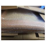 $147 2-Pack Dining Chairs - Velvet Mid-Century with Cane Back, WHITE Cushio