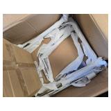 $147 2-Pack Dining Chairs - Velvet Mid-Century with Cane Back, WHITE Cushio