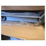 $110 Pellebant Outdoor Chaise Lounge Aluminum Patio Folding Chair, LIGHT Gr