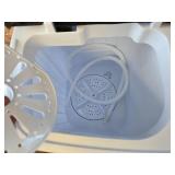 $97 Compact Portable Washing Machine Twin Tub with Drain Pump 14.3Lbs