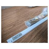 National Hardware 60 in White Steel Folding Door Hardware 1 pk