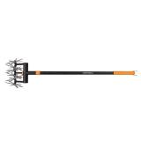 Fiskars Steel Rotary Hand Cultivator Wood Handle