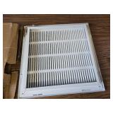 EZ-FLO 16x16 Return Air Vent Cover, Wall/Ceiling, White, 61654