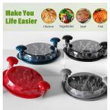 Chicken shredder tool, ergonomic, BPA-free, easy to use