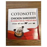 Chicken shredder tool, ergonomic, BPA-free, easy to use