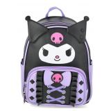 Kuromi Leather Ruffle Women