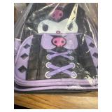 Kuromi Leather Ruffle Women