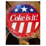 Coke Stamp Bottle Cap - Aluminum - 18"