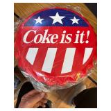 Coke Stamp Bottle Cap - Aluminum - 18"