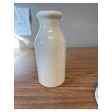 Ohio Stoneware Milk Bottle, Handmade, Farm Style, 9.25 inch