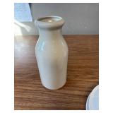 Ohio Stoneware Milk Bottle, Handmade, Farm Style, 9.25 inch