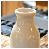 Ohio Stoneware Milk Bottle, Handmade, Farm Style, 9.25 inch