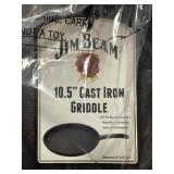 Lodge Cast Iron Round Griddle, 10.5-inch Pre-Seasoned Made in USA