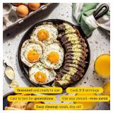 Lodge Cast Iron Round Griddle, 10.5-inch Pre-Seasoned Made in USA