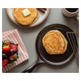 Lodge Cast Iron Round Griddle, 10.5-inch Pre-Seasoned Made in USA