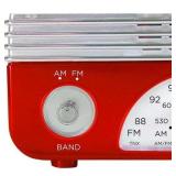 Northpoint AM/FM Portable Vintage Radio Circa 1960s AA Battery Red
