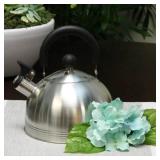 Carterton 6-Cup Stainless Steel Whistling Tea Kettle