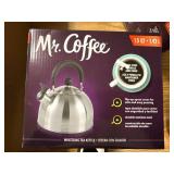Carterton 6-Cup Stainless Steel Whistling Tea Kettle