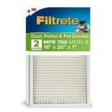 Filtrete 18x20x1 Air Filter, MPR700 MERV8, 2 Pack