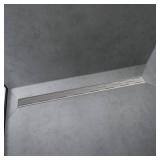 $220 hansgrohe RainDrain Match Linear Shower Drain Adjustable Frame