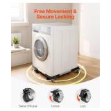 VEVOR Mini Fridge Stand - Adjustable Universal Mobile Base 4 Feet