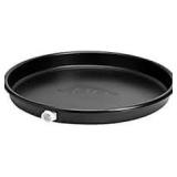 Oatey 24 in. Hot Water Heater Pan w/ 1 1.5 in. PVC Adapter, Black