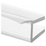 Prime-Line M 6262 Frameless Shower Door Seal, 1/4 in. Glass