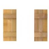 $155 Design Craft Millworks 400228 Cedar Board-N-Batten Shutters Pair, 15"