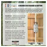 $155 Design Craft Millworks 400228 Cedar Board-N-Batten Shutters Pair, 15"