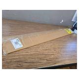 Prime-Line J-4703 6 x 34 in Aluminum Door Kick Brass Plated