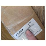 Prime-Line J-4703 6 x 34 in Aluminum Door Kick Brass Plated