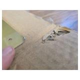 Prime-Line J-4703 6 x 34 in Aluminum Door Kick Brass Plated