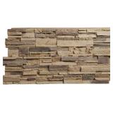 $73 EverStone Cascade Panel, 48 5/8W x 24 3/4H x 1 1/4D, Adobe