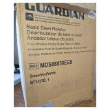 $73 Medline Aluminum Rollator Walker with Seat, Green, 250 lb