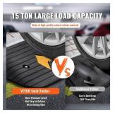 VEVOR Rubber Threshold Ramp 1" Rise, Wheelchair 3.7 ft, Non-Slip