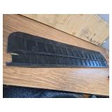VEVOR Rubber Threshold Ramp 1" Rise, Wheelchair 3.7 ft, Non-Slip