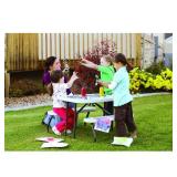 $76 35-1/2 in. X 32-1/2 in. Kids Picnic Table with Benches