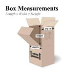 $147 Partners PWARDCOMBOMS Wardrobe Moving Boxes, 20 x 20 x 45, Pack 5