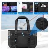 Yarwo Boat Gear Tote Bag, 35.5L Waterproof with Wet Dry Pockets