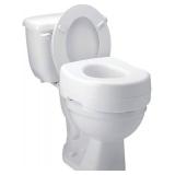Carex Toilet Seat Riser, 5.5 in, Raised Seat Supports 300lbs