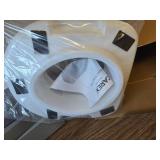 Carex Toilet Seat Riser, 5.5 in, Raised Seat Supports 300lbs